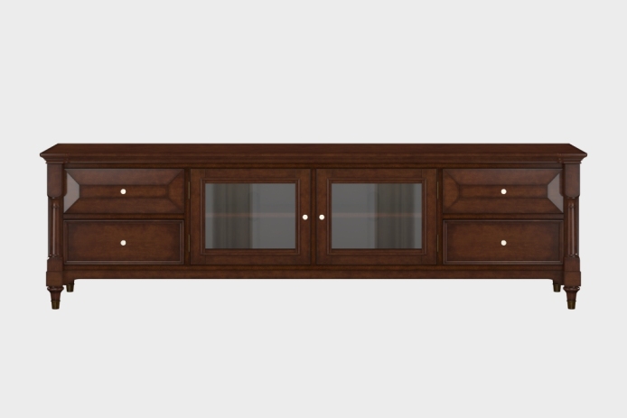 四抽双开门电视柜