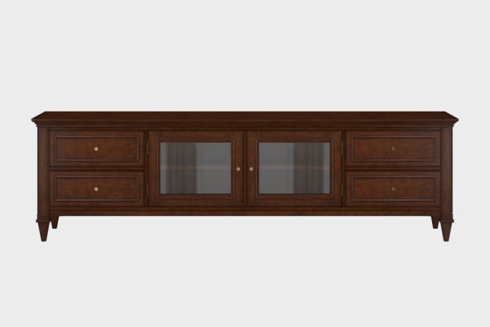 四抽双开门电视柜