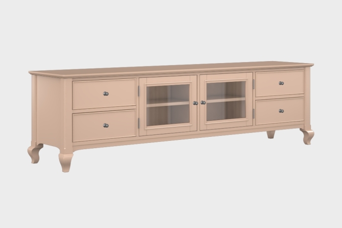 四抽双开门电视柜