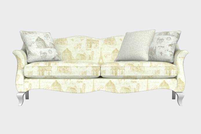 香颂款三人沙发