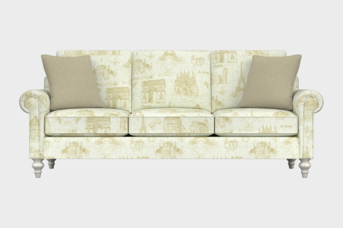 溪音款三人沙发