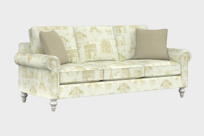 溪音款三人沙发