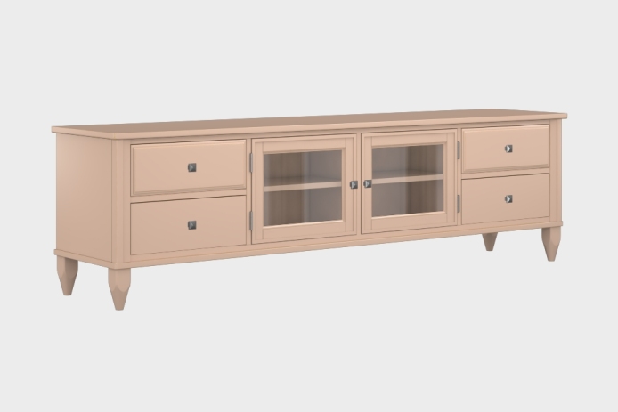 四抽双开门电视柜