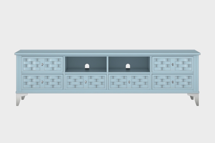 六抽双隔板电视柜