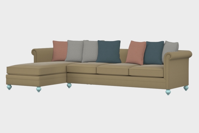 布艺-左三人+右贵妃