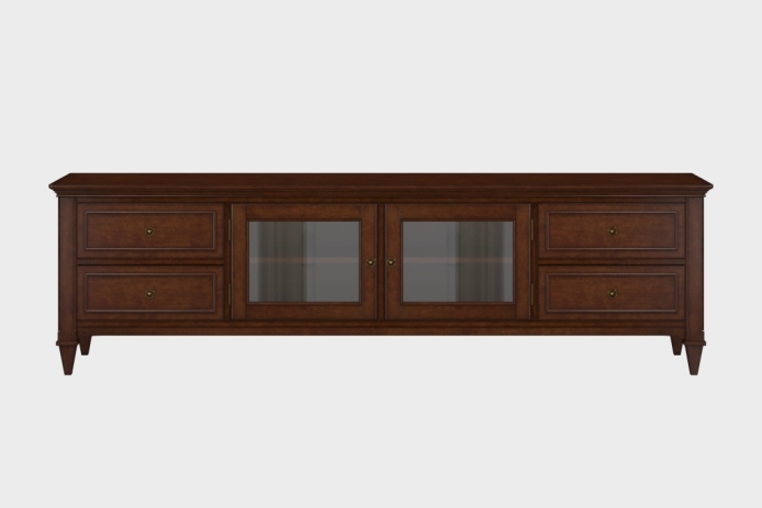 四抽双开门电视柜