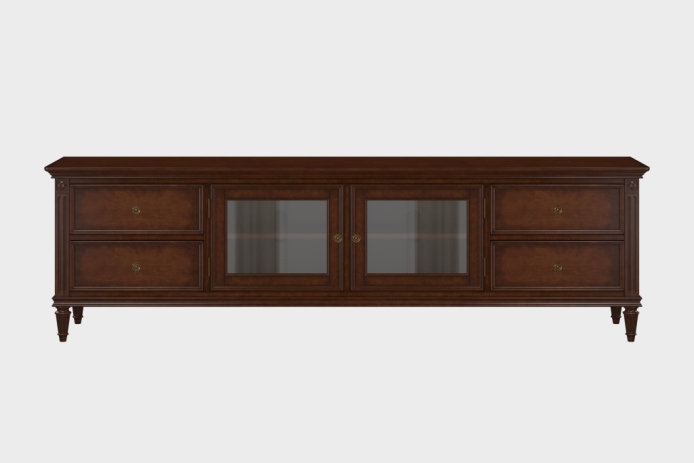 四抽双开门电视柜