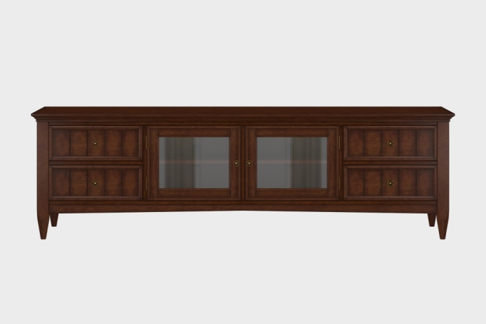 四抽双开门电视柜