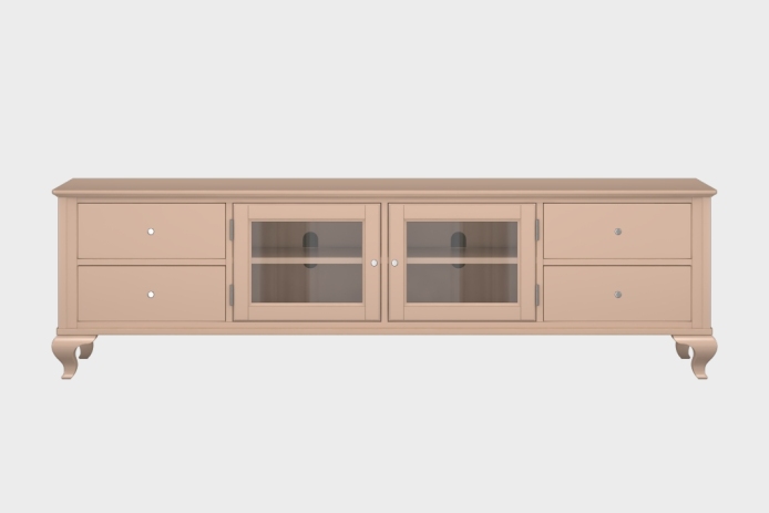 四抽双开门电视柜