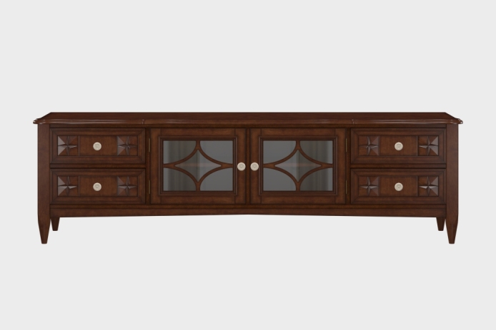 四抽双开门电视柜