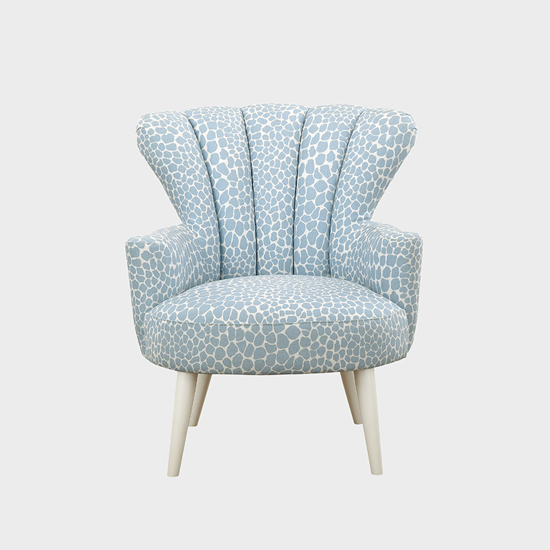 花见沙发椅斑斓蓝